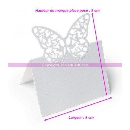 Lot de 15 Marque places numérotés, Volière couleur Ivoire, Cage à oiseaux 17 cm