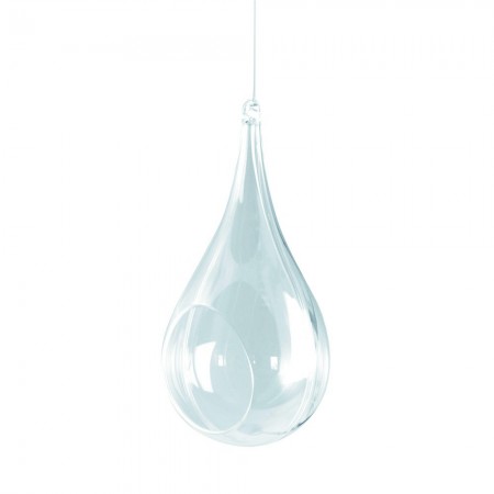 Boule en plastique cristal transparent séparable, diam. 20 cm