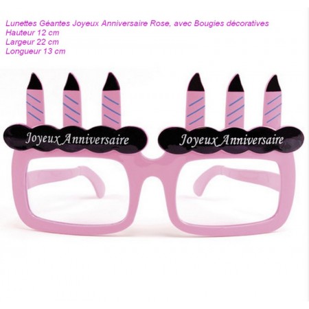 Lunettes de déguisement Double foyer, Verres transparent Effet Intello, Largeur 13cm, Longueur 12,5cm