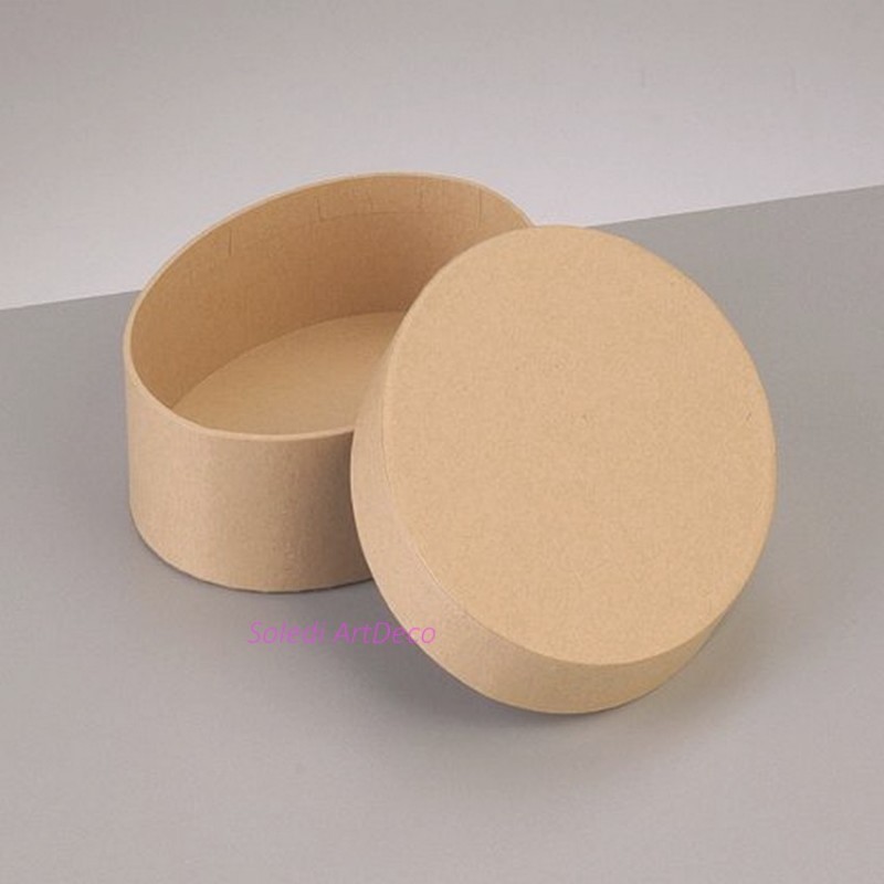 Set de 5 boîtes carrées hautes gigognes, coté 6,5 cm, 8,5cm, 10,5cm, 12,5cm et 16,5cm