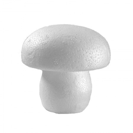 Styroporform Pilz, Höhe 8 cm, hohe Materialdichte