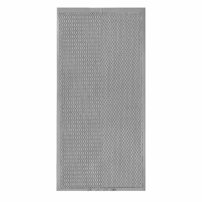 Silberner Stern umreißt Aufkleber, 10x23 cm Brett, Aufkleber für Scrapbooking abziehen