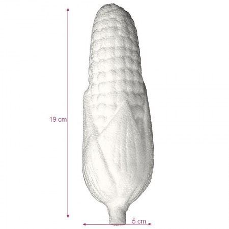 Kleine Ähren in Styropor, Durchm. 13,5 x 4,5 cm, Sommergemüse zum dekorieren und anpassen