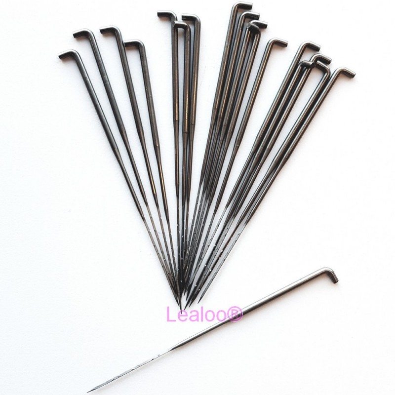 Lot de 20 Aiguilles Epaisses pour feutrer la laine, Longueur 7,8cm pour feutrage