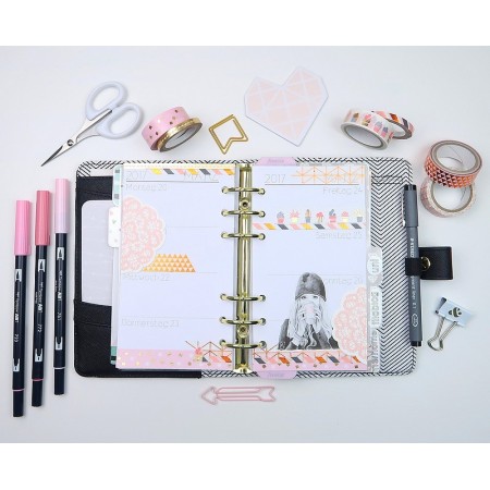 Lot de 4 Rubans Washi Tape en Papier de riz autocollant 4 x10 m, Coloris au choix, pour scrapbooking