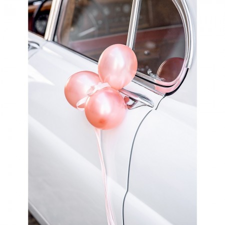 Fuchsia festliche Hochzeit Dekoration Kit, 10 Stück, für Brautwagen, Tüll, Knoten