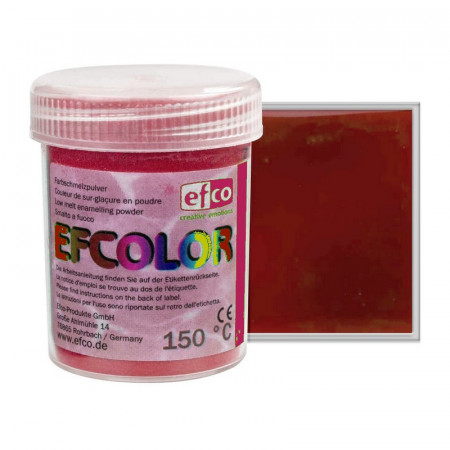 Poudre transparente Efcolor, coloris au choix, pour émaillage à froid, 25ml de sur-glaçure incolore, pour cuisson à 150°C