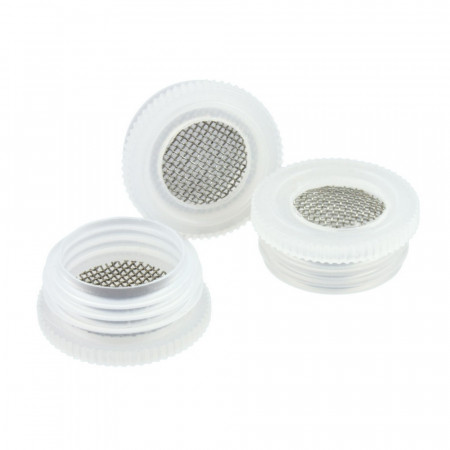 Set mit 20 Siebverschraubungen, ø 20 mm, zum Abstauben, für 10 ml Tube