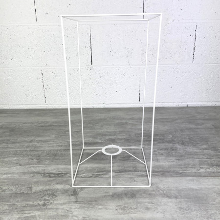 Armature abat-jour rectangulaire 40 x 20 x 20 cm, carré droit pour Ampoule E27