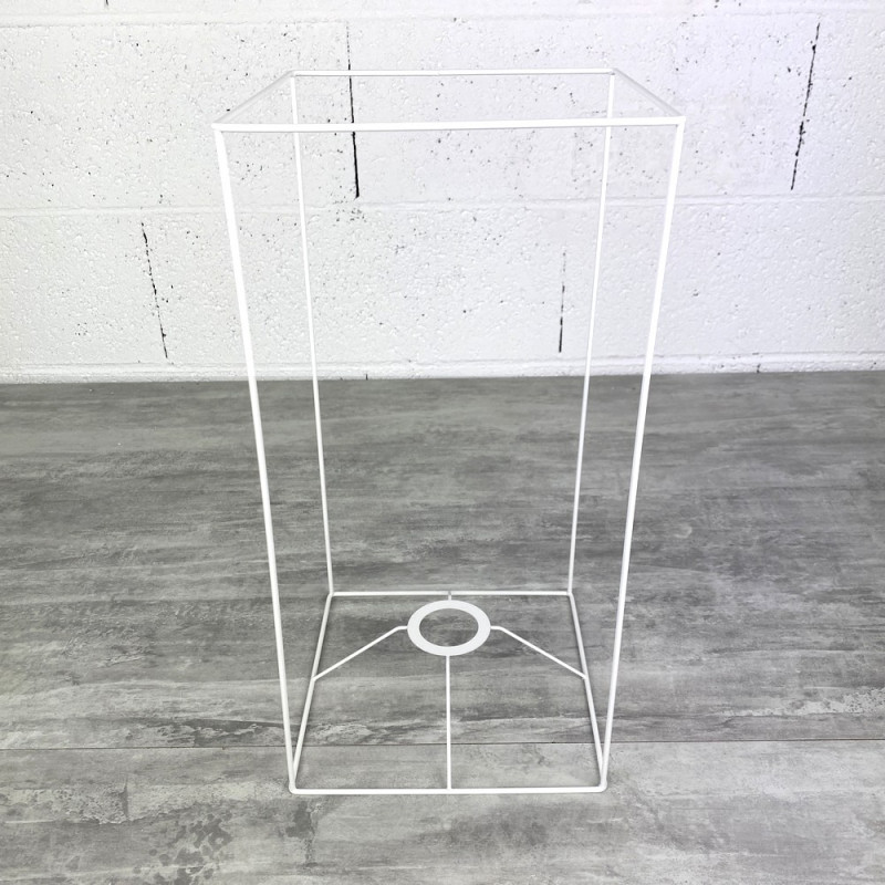 Armature abat-jour rectangulaire 40 x 20 x 20 cm, carré droit pour Ampoule E27