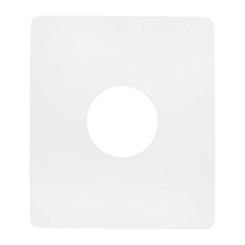 Washable Rigid Plastic Mold Holder, 24x21cm, ø 8cm cutout, Reusable for creative concrete