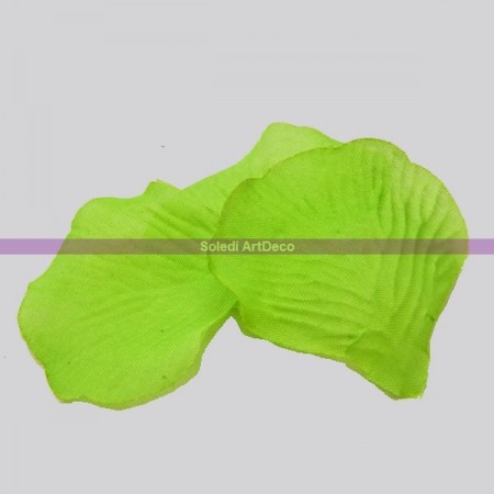 Lot de 300 Pétales de Rose couleur Vert Menthe, en tissu, 5,5 x 3,5 cm, en boite PVC