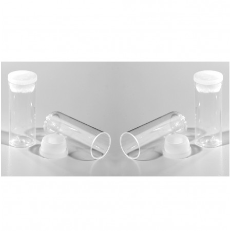 Set mit 5 leeren Röhrchen mit Stopfen, ø 20 mm hoch, 50 mm, für 10 ml