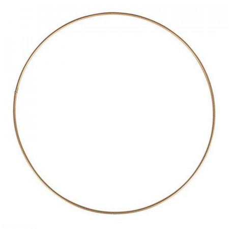 Grand Cercle métallique doré ancien, diam. 50 cm pour abat-jour, Anneau epoxy or Attrape rêves