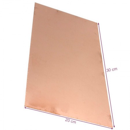 Feuille de Cuivre, 30 x 20 m, pour émaillage, décoration, création