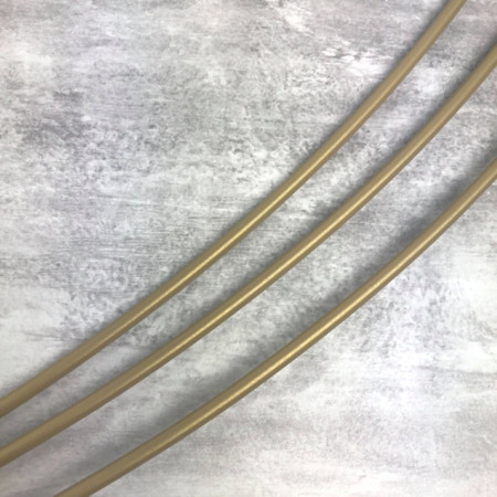 Gros lot de 3 Grands Cercles XXL métalliques Doré ancien diam. 100 cm pour abat-jour, Anneaux epoxy Or Attrape rêves