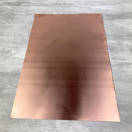 Feuille de Cuivre, 300 x 200 x 0,1 mm, pour émaillage, décoration, création