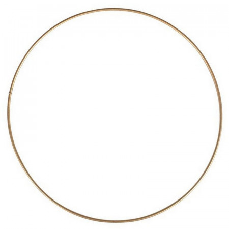 Grand Cercle métallique doré ancien, diam. 70 cm pour abat-jour, Anneau epoxy or Attrape rêves