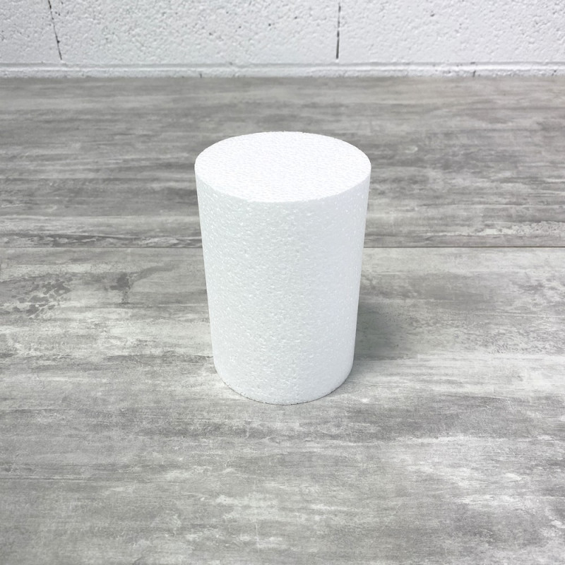 Disque épaisseur 15 cm, diamètre 10 cm, polystyrène pro haute densité, 28 kg/ m3