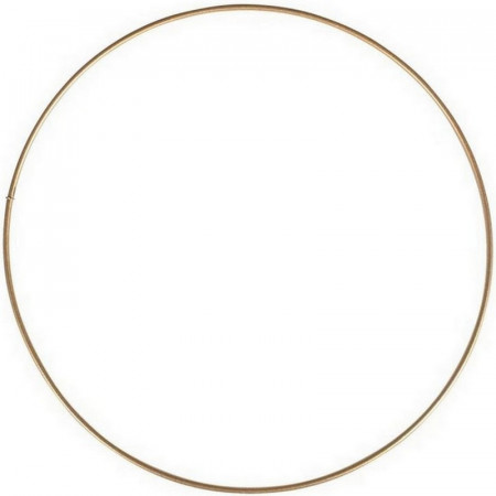 Grand Cercle XXL métallique doré ancien, diam. 90 cm pour abat-jour, Anneau epoxy or Attrape rêves
