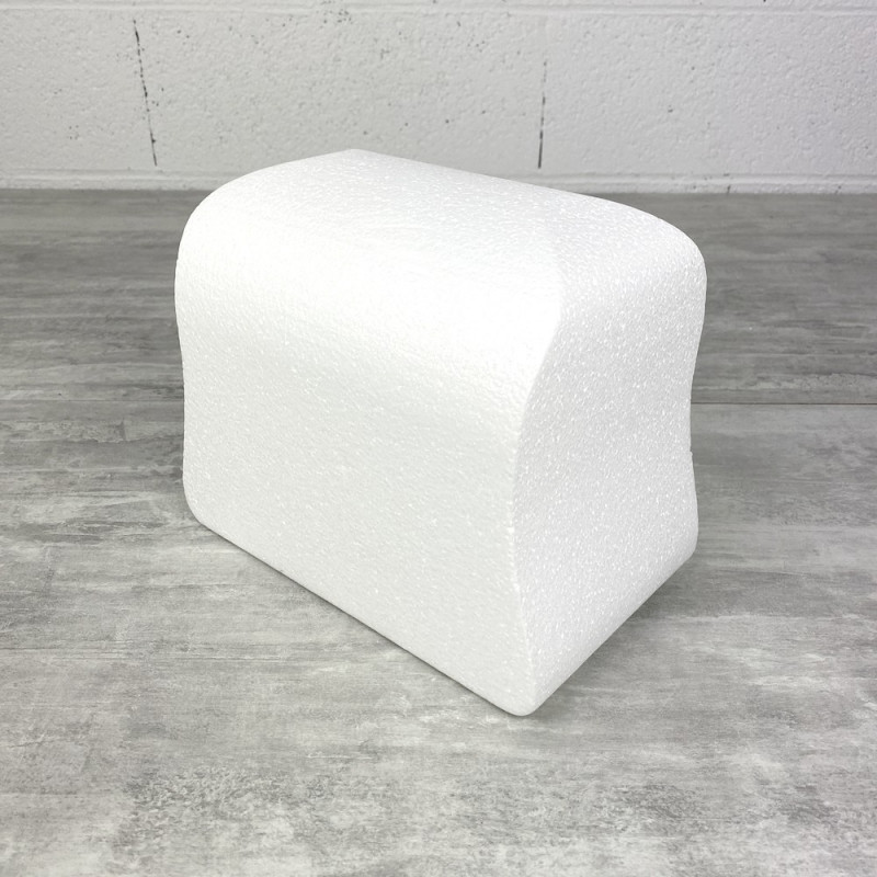 Large handbag, in polystyrene, high. 20 cm, higher density, to be customized