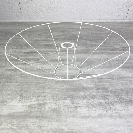 Carcasse Abat-Jour Conique 50 x 25 cm, Armature 8 branches, epoxy anticorrosion, E27