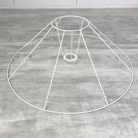 Shade Carcass Conical 50 x 25 cm, 8-branch frame, anticorrosion epoxy, E27