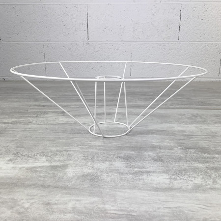 Carcasse Abat-Jour Conique 40 x 21 cm, Armature 6 branches, epoxy anticorrosion, E27