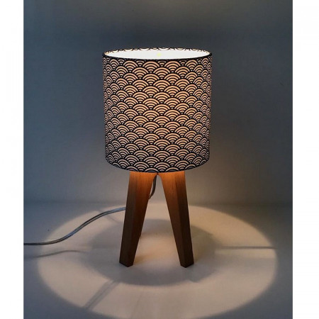 Petite Armature Ronde blanche pour Abat-jour, Hauteur et Diam. 10 cm, Diam. Douille E14, 28mm