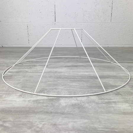 Suspension frame, 50 cm conical, ceiling light 8 branches, in anticorrosion epoxy, for E27