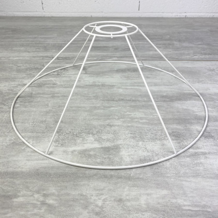 Hängerahmen, konisch 40 cm, Rahmen Deckenleuchte, 6-fach aus korrosionsbeständigem Epoxid, für E27
