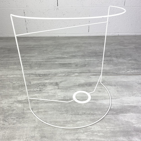 Carcasse Applique Demi-Rond murale 30x30 cm, en epoxy anticorrosion, pour E27, à décorer