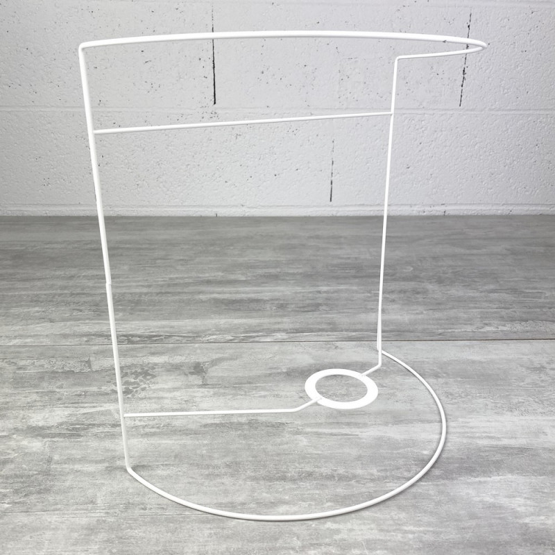 Carcasse Applique Demi-Rond murale 30x30 cm, en epoxy anticorrosion, pour E27, à décorer