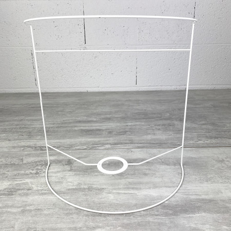 Carcasse Applique Demi-Rond murale 30x30 cm, en epoxy anticorrosion, pour E27, à décorer