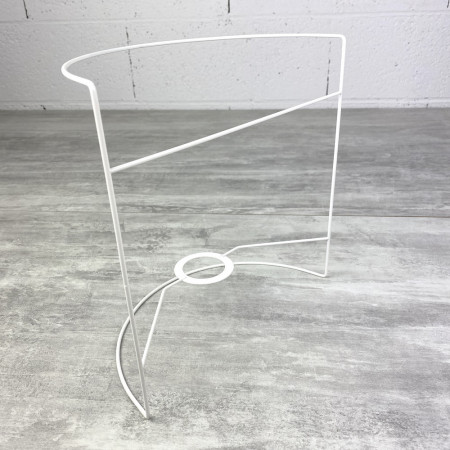 Frame half-round wall lamp 25x25 cm, made of corrosion protection epoxy resin, for E27 for decoration