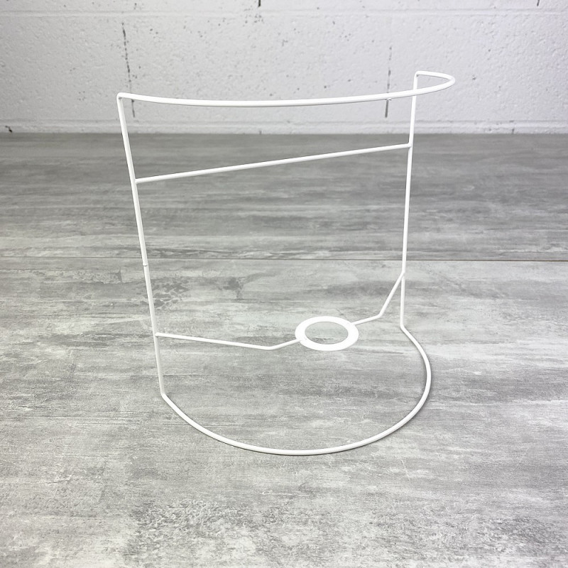 Petite Carcasse Applique Demi-Rond murale 20x20 cm pour E14, en epoxy anticorrosion, à décorer