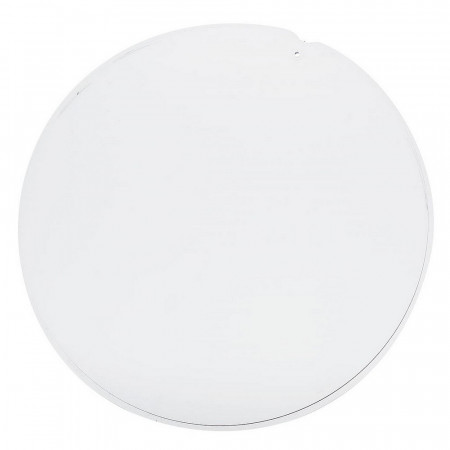 Plastic ball with dividing wall, diameter 16 cm, transparent divider
