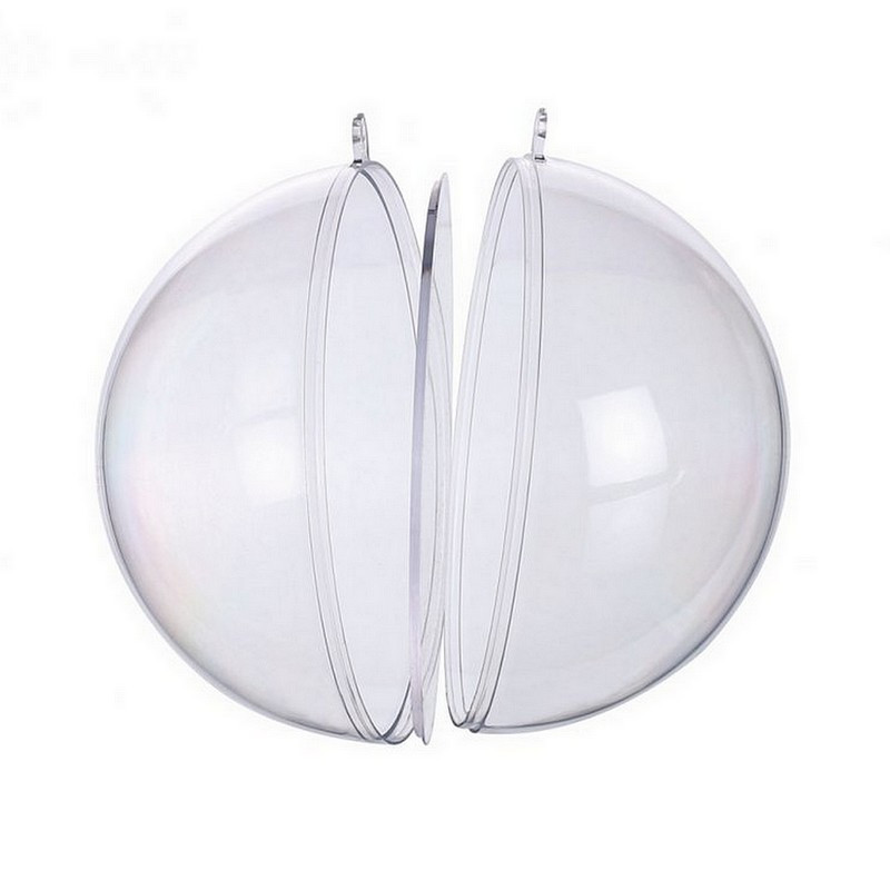 Kunststoffkugel mit Trennwand, Durchmesser 14 cm, Trennwand transparent