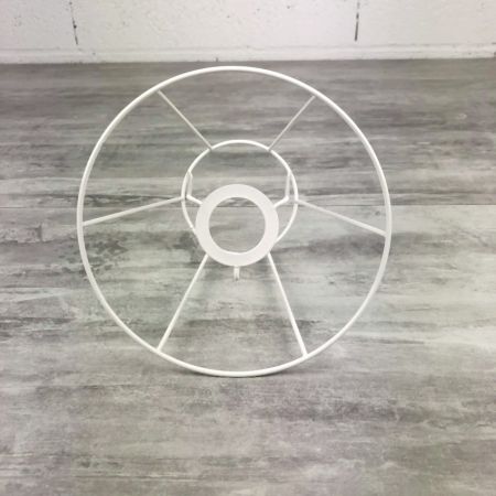Kleines Gestell Empireform Lampenschirm 15cm, Konus 6 Äste Antikorrosion Epoxy, für E14 mit Stecknuss 28 mm