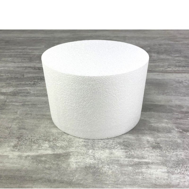 Disque épaisseur 15 cm, diamètre 25 cm, polystyrène pro haute densité, 28 kg/ m3