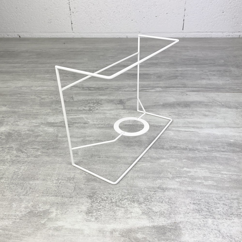 Petite Carcasse Applique Rectangle murale 20x15 cm, en epoxy anticorrosion, pour E27, à décorer