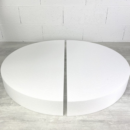 Disque XXL épaisseur 10 cm, diamètre 90 cm, polystyrène pro haute densité, 28 kg/ m3