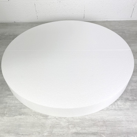 Disque XXL épaisseur 10 cm, diamètre 90 cm, polystyrène pro haute densité, 28 kg/ m3 dummy