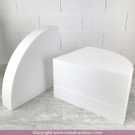 Disque XXXL épaisseur 10 cm, diamètre 100 cm, polystyrène pro haute densité, 28 kg/ m3 dummy 1 mètre