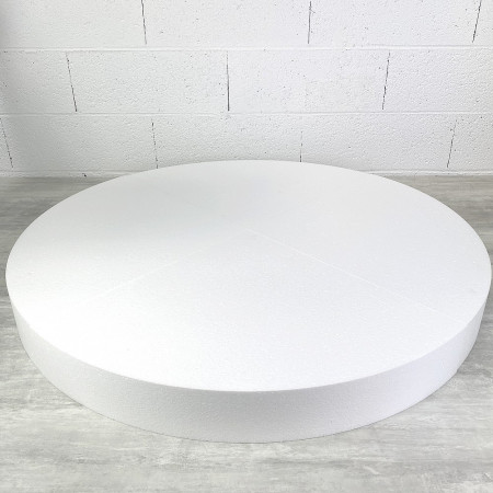 Disque XXXL épaisseur 10 cm, diamètre 100 cm, polystyrène pro haute densité, 28 kg/ m3 dummy 1 mètre