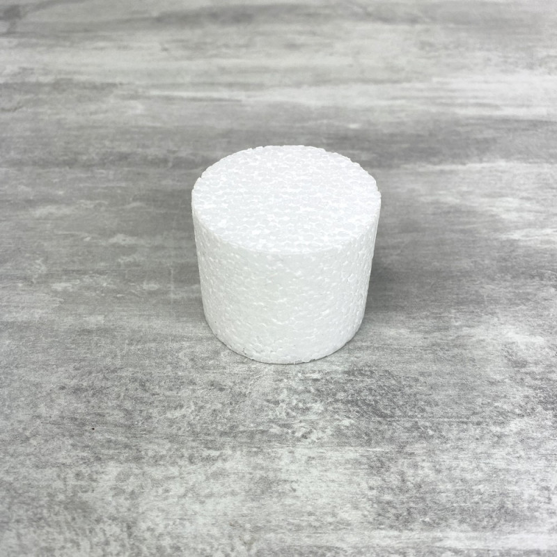 Disque épaisseur 4 cm, diamètre 5 cm, polystyrène pro haute densité, 28 kg/ m3