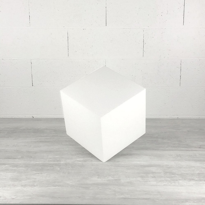 Petit Cube en polystyrène 15 x 15 x 15 cm, Styro densité Pro, 28 kg/ m3
