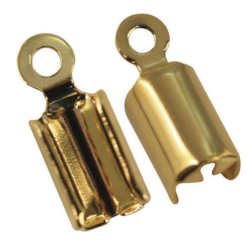 Lot de 4 attaches pour cordon bijoux, 4 mm