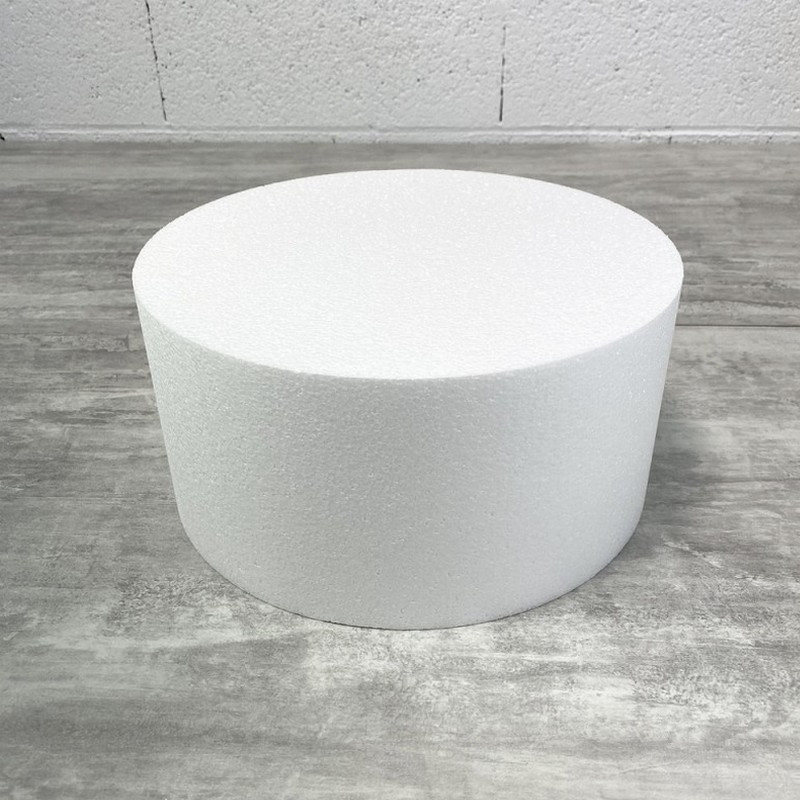 Disque épaisseur 15 cm, diamètre 35 cm, polystyrène pro haute densité, 28 kg/ m3