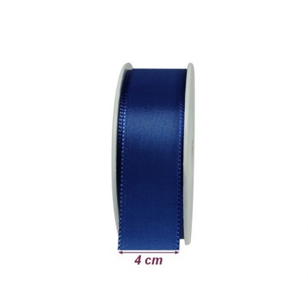Rolle Dekoband Standard, royalblau, Breite 40 mm, Länge 9 m, in Polyester 